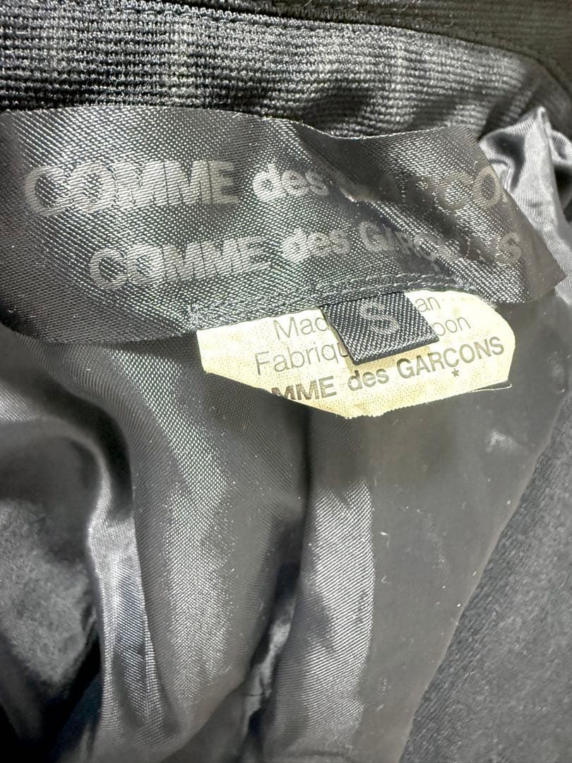 ねねね コムデギャルソンコムデギャルソン チェーン付テーラードジャケット