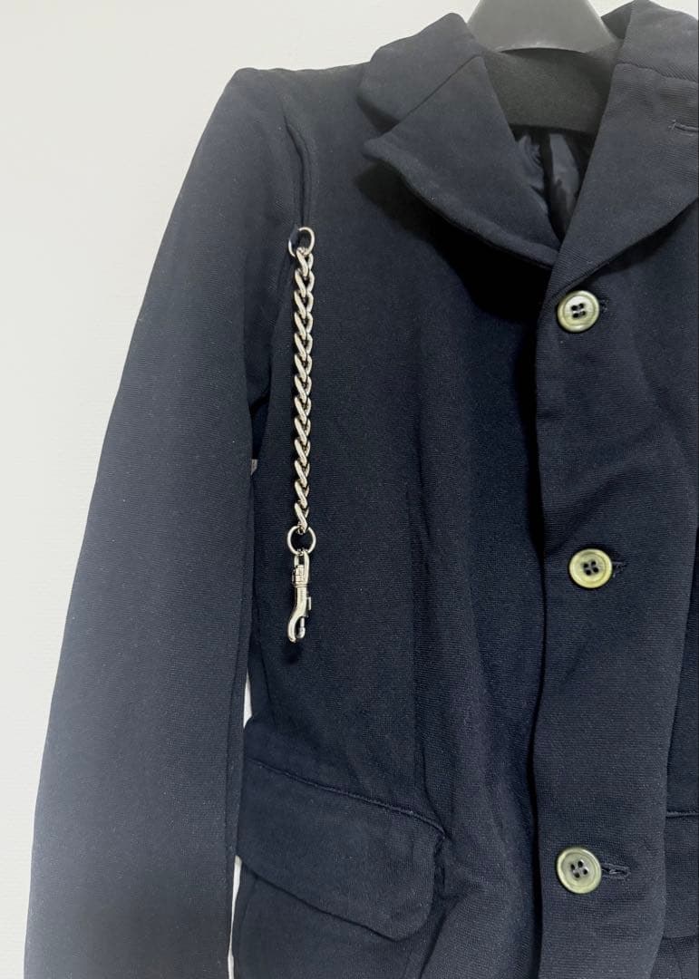 ねねね コムデギャルソンコムデギャルソン チェーン付テーラードジャケット
