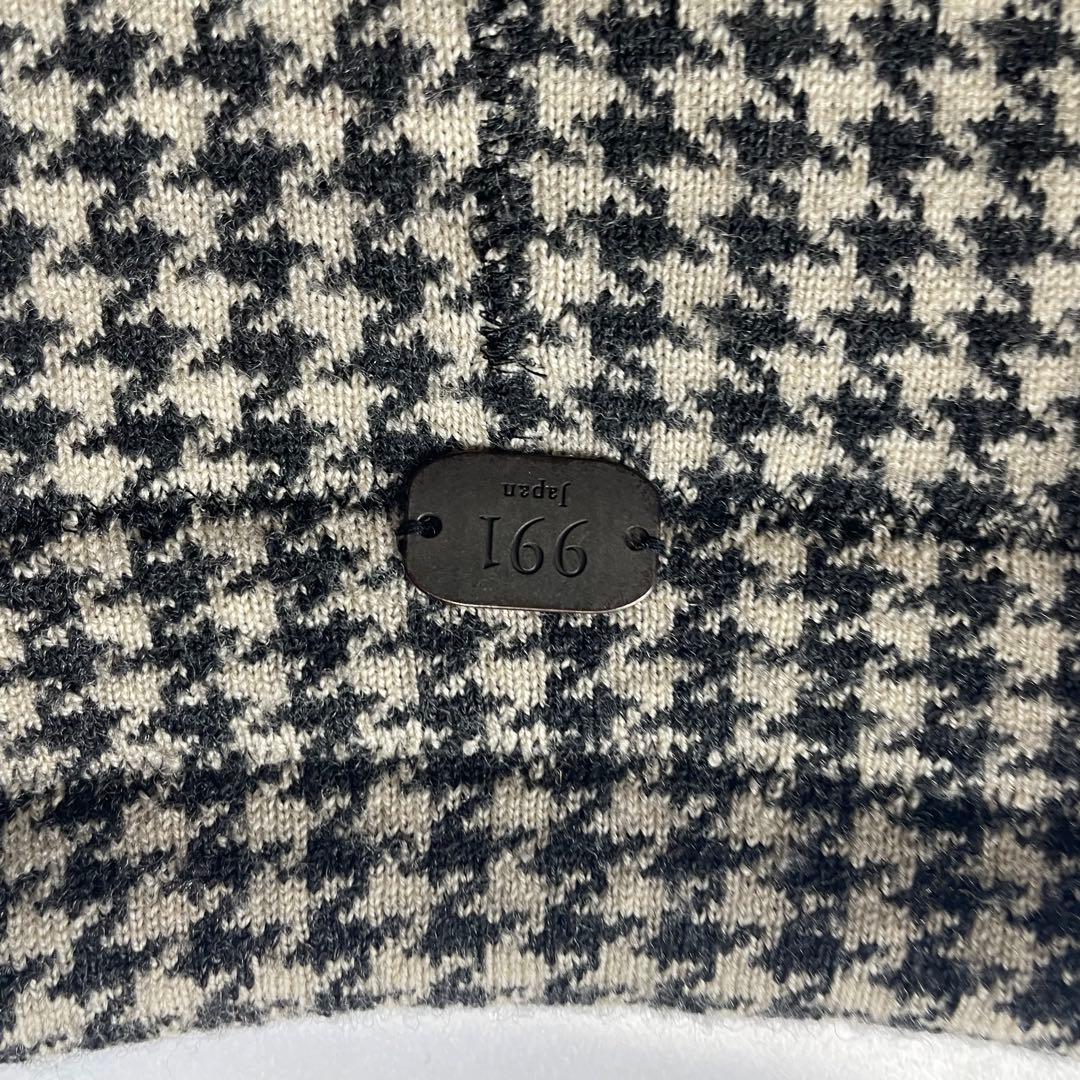 911japan Ropsario ニットジャケット&ベスト Lサイズ　千鳥柄