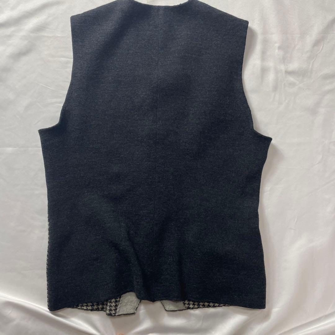 911japan Ropsario ニットジャケット&ベスト Lサイズ　千鳥柄