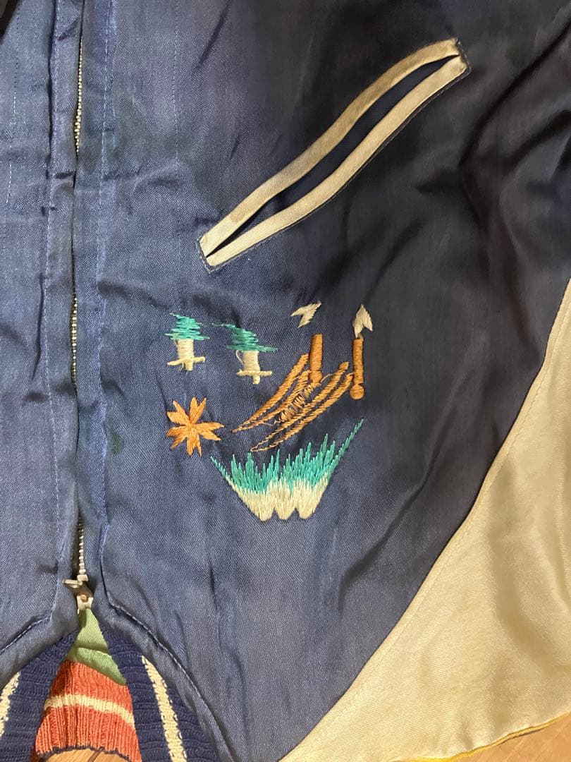 スカジャン 50s kids スーベニア　ジャケット　鷹　両a面　虎