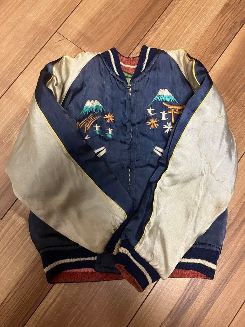 スカジャン 50s kids スーベニア　ジャケット　鷹　両a面　虎