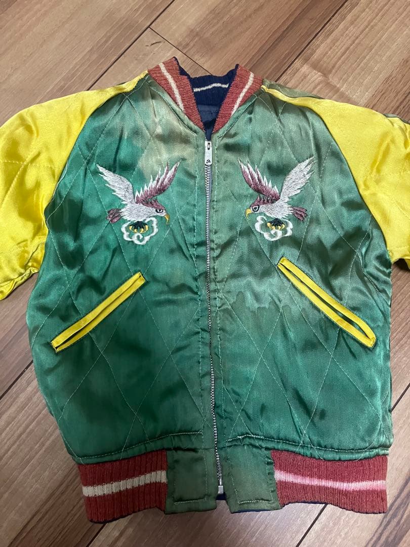 スカジャン 50s kids スーベニア　ジャケット　鷹　両a面　虎