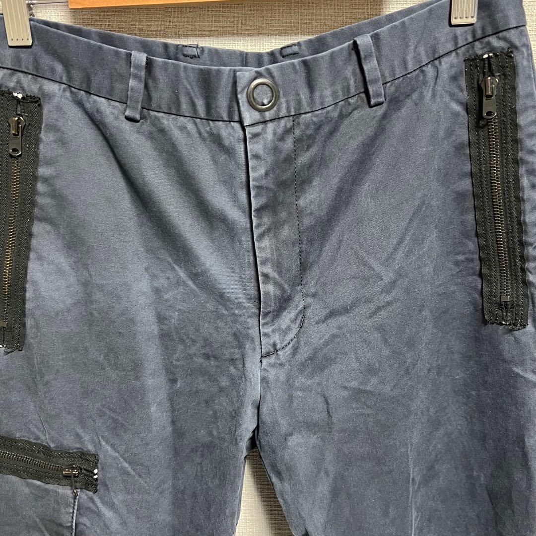 ナンバーナイン ボンテージパンツ ネイビー カート期 2003