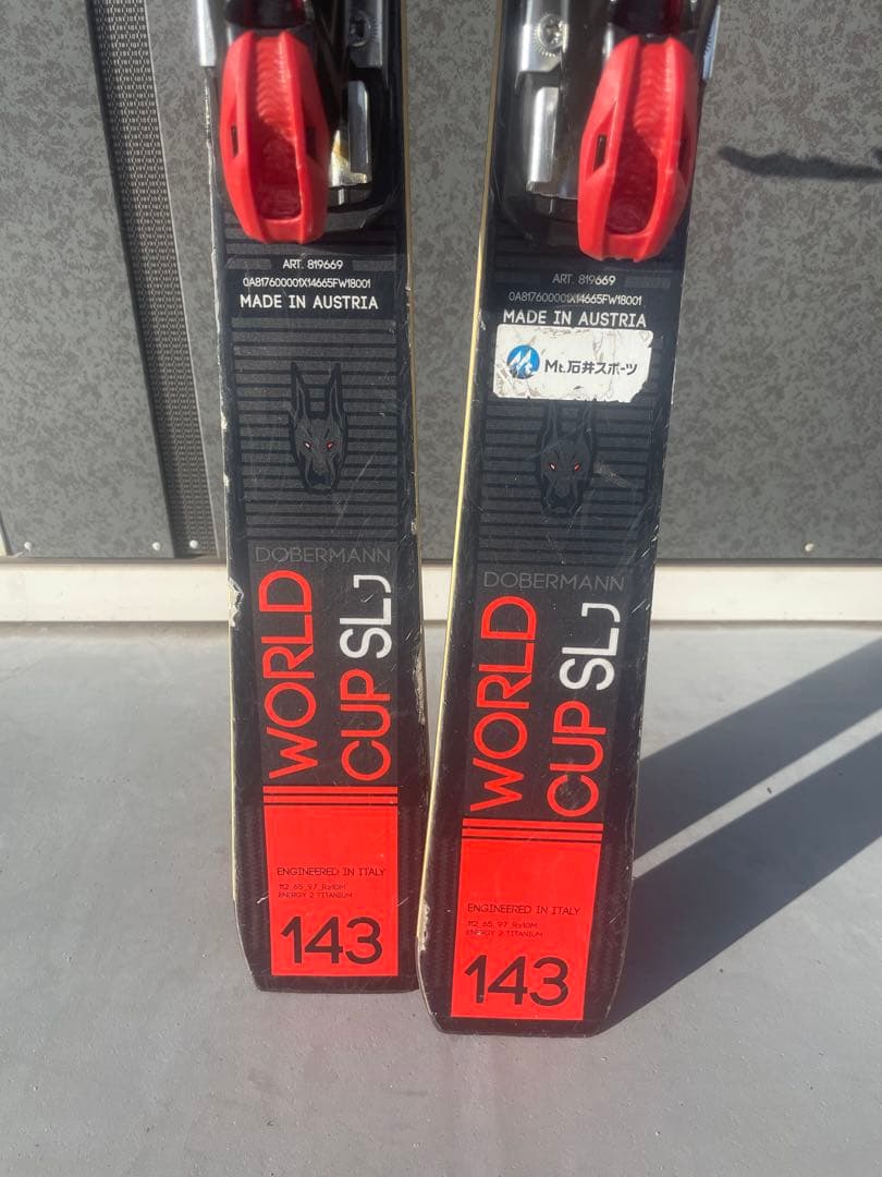 ノルデイカ　SL スキー板 143cm