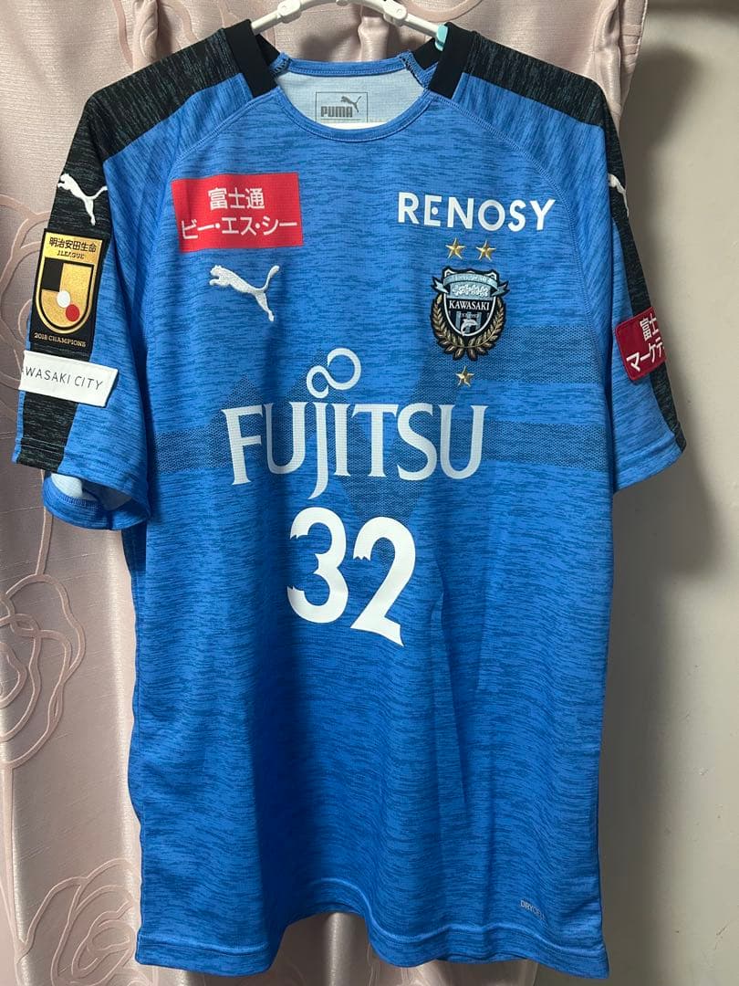 川崎フロンターレ 2019 ユニフォーム 32 三笘薫　XL