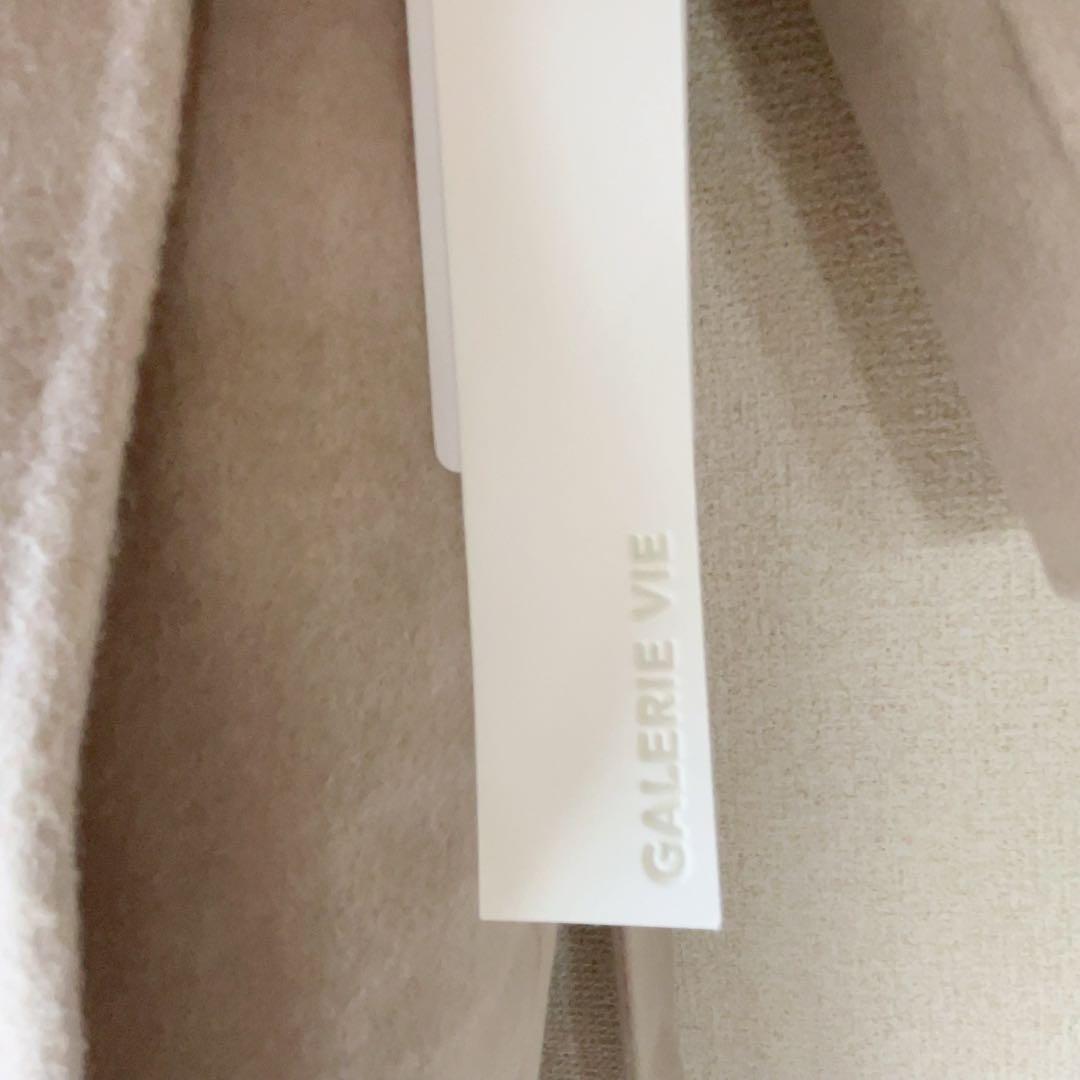 GALERIE VIE ギャルリー　ウールダブルフェイス フーデッドコート