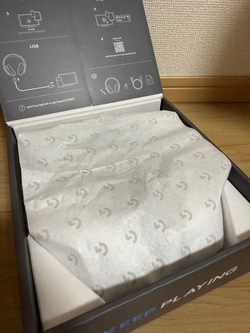 【ほぼ未使用】 Logicool G ワイヤレスゲーミングヘッドセット G522