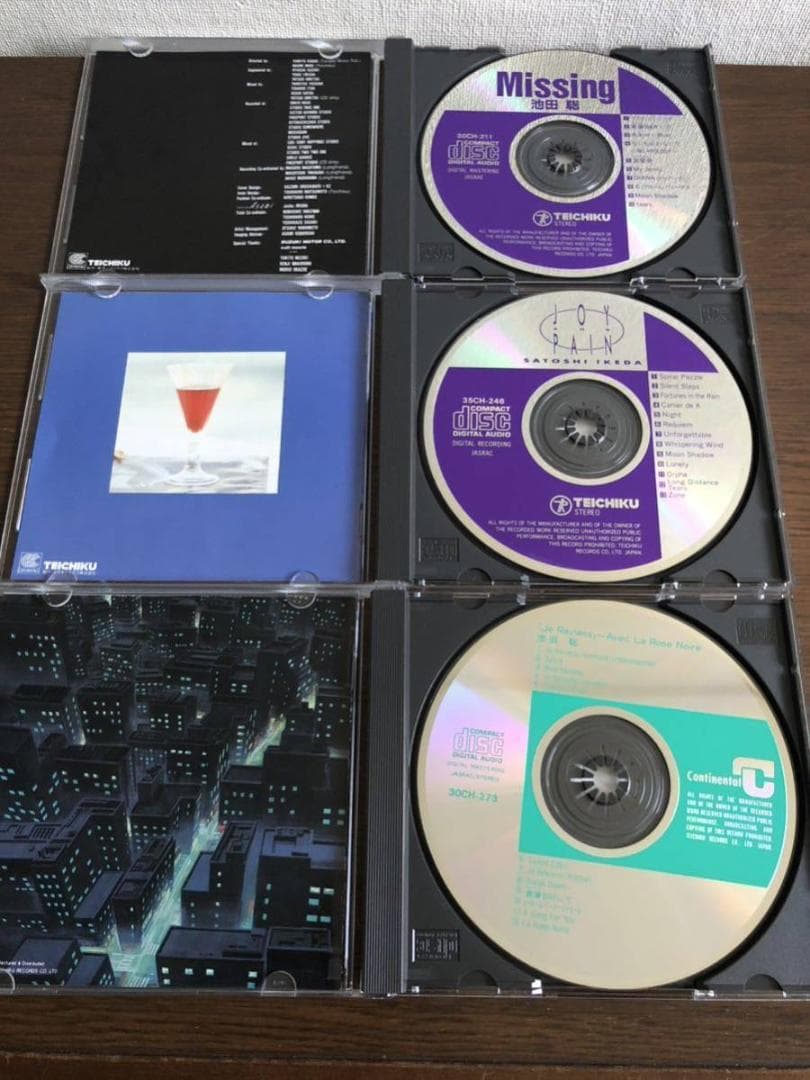 池田聡 旧規格3タイトルセット(1st～3rd) 消費税表記なし 帯付属