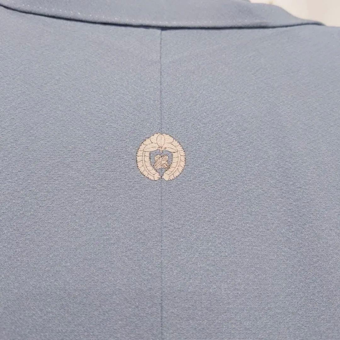 正絹　作家　紋付き　色無地　フルセット　フォーマル　フ7-11