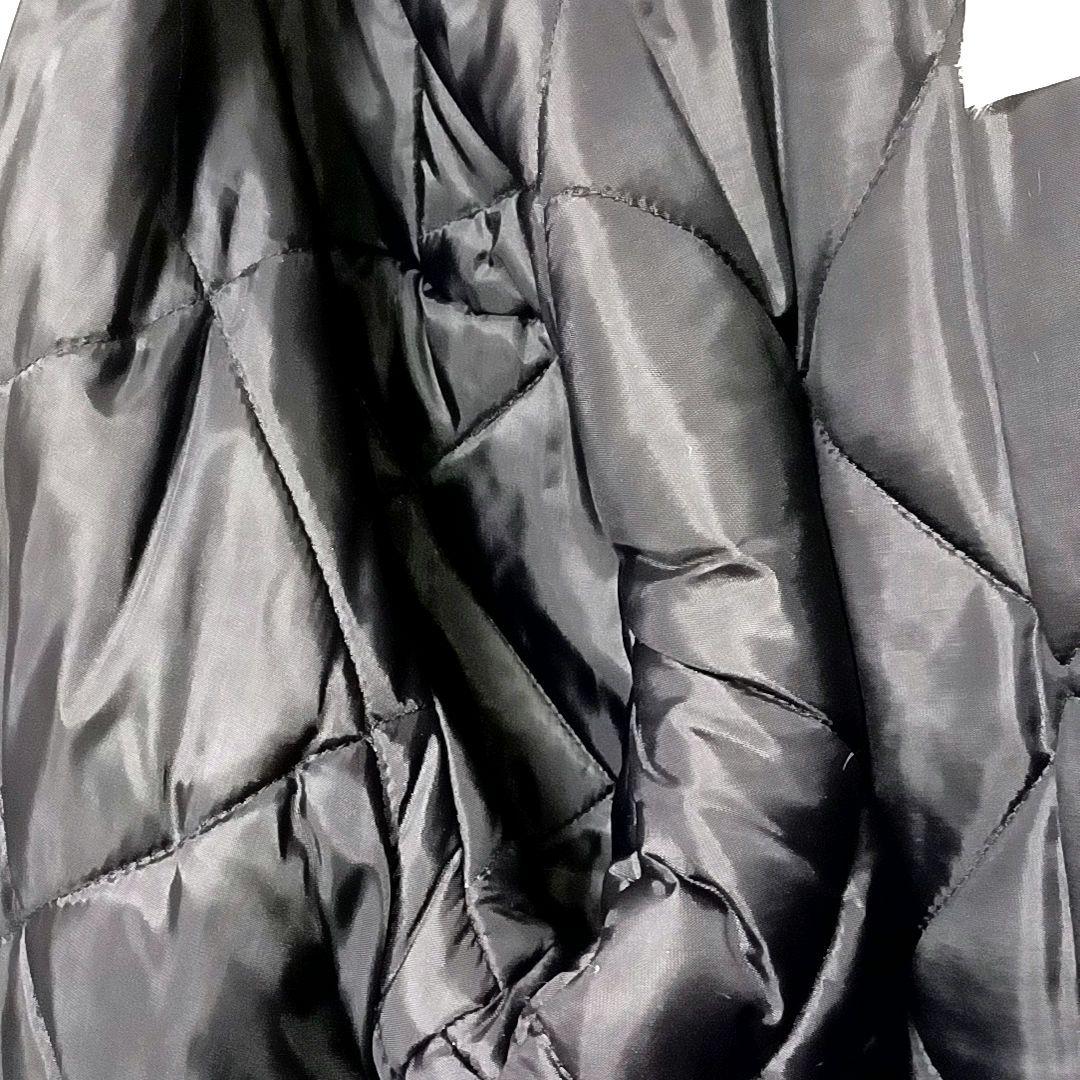 みてみて80s90s★CATブラウンダックキルティング中綿ジャケット