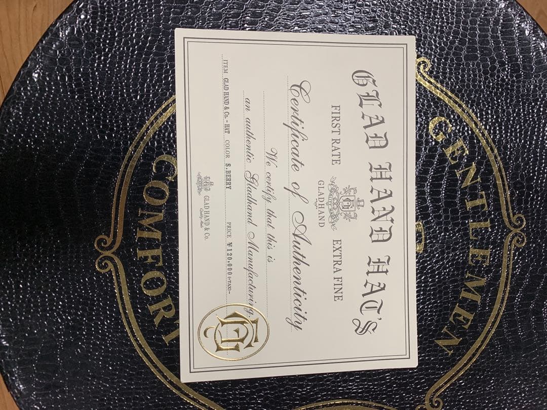 グラッドハンド　 glad hand fat hatter ビーバー　58cm