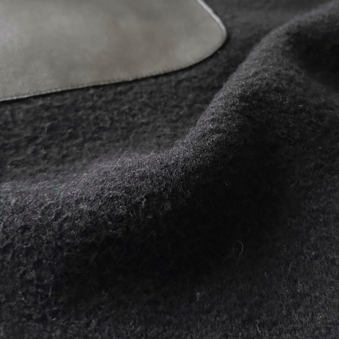 ATON メルトンフーディ ロープコート フーデット ガウン コート 山羊革