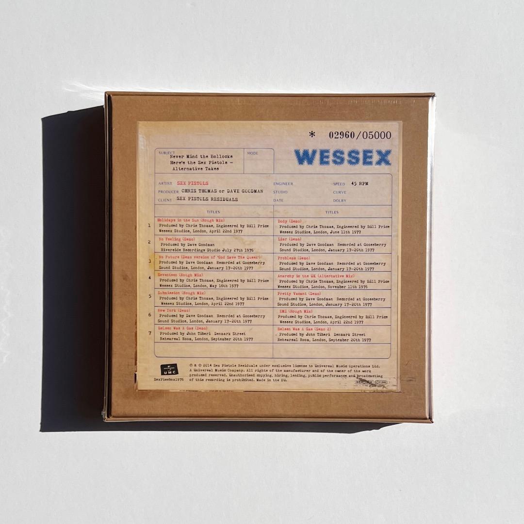 Sex Pistols　Never Mind The Bollocks　7枚組
