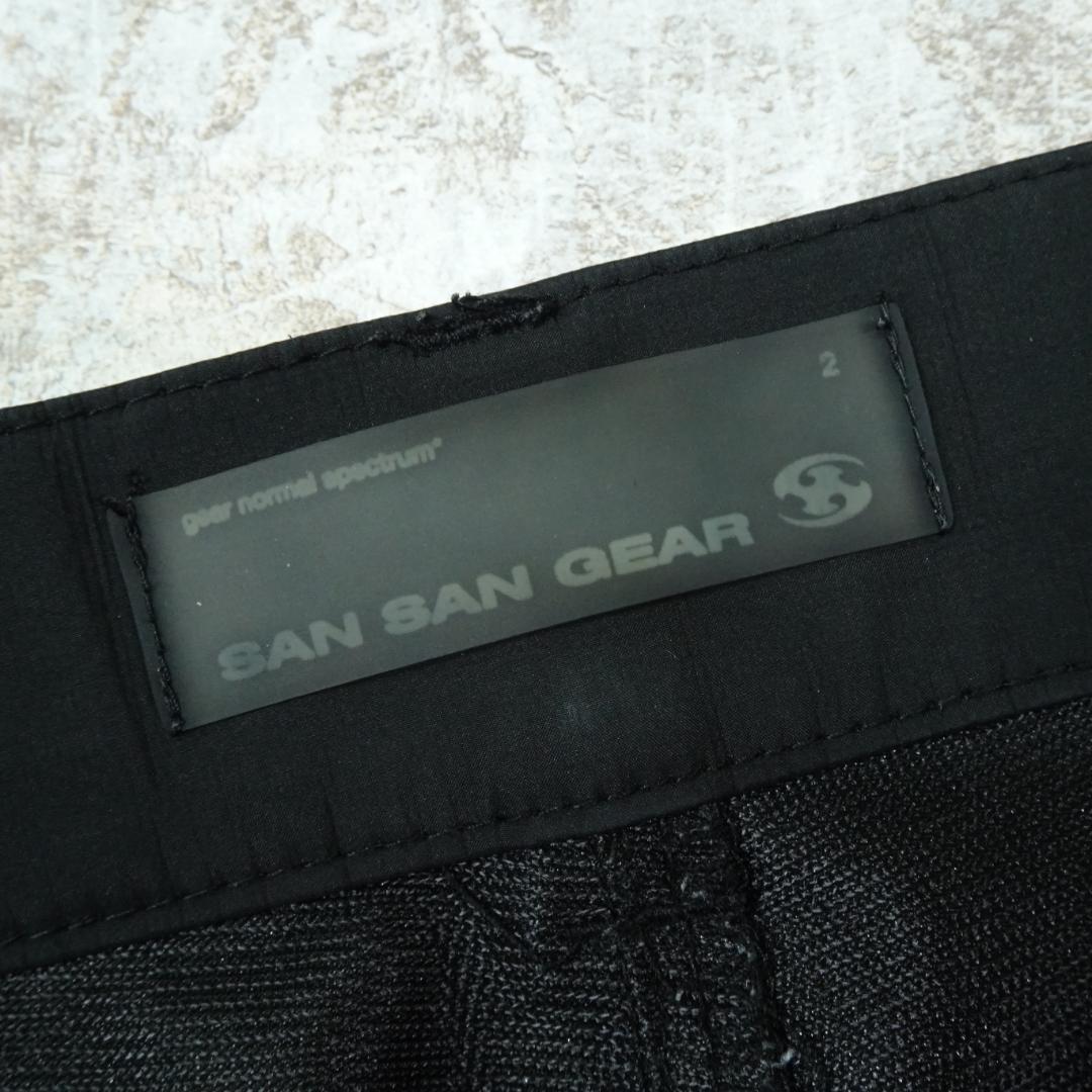 SAN SAN GEAR 23FW C-C PANTS 2 ブラック テック