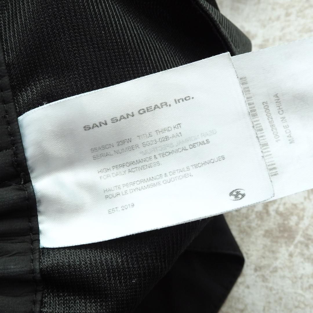 SAN SAN GEAR 23FW C-C PANTS 2 ブラック テック