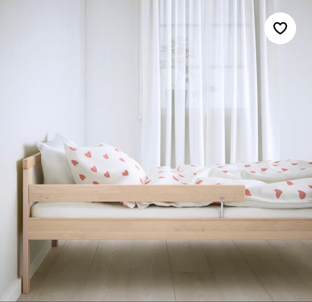 【完成品・組み立て済】SNIGLAR スニーグラル ベッドフレーム＆マットレス