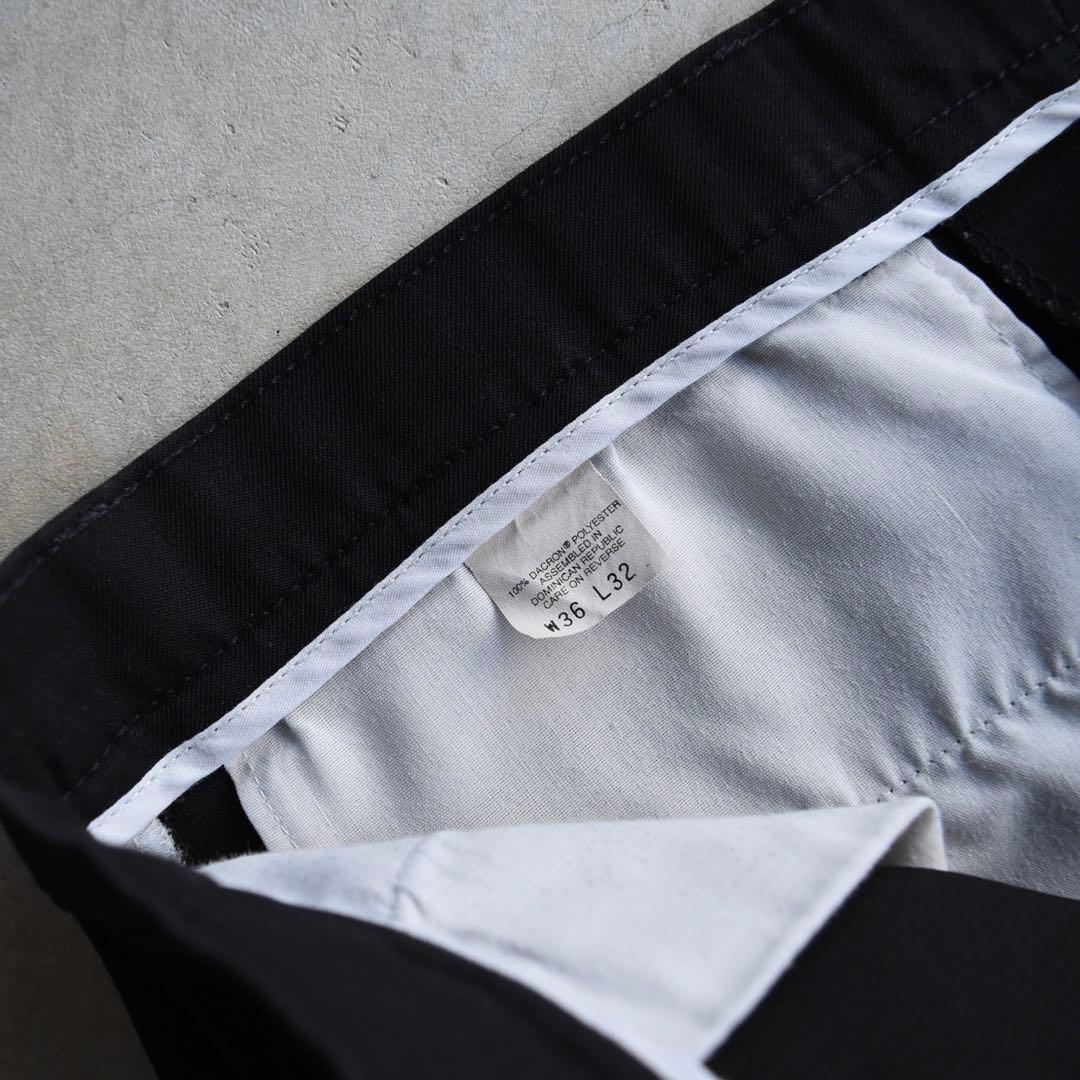 90s リーバイスアクションスラックス ブラック黒 USA W36L32 OVY