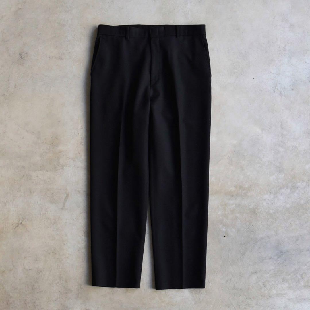 90s リーバイスアクションスラックス ブラック黒 USA W36L32 OVY