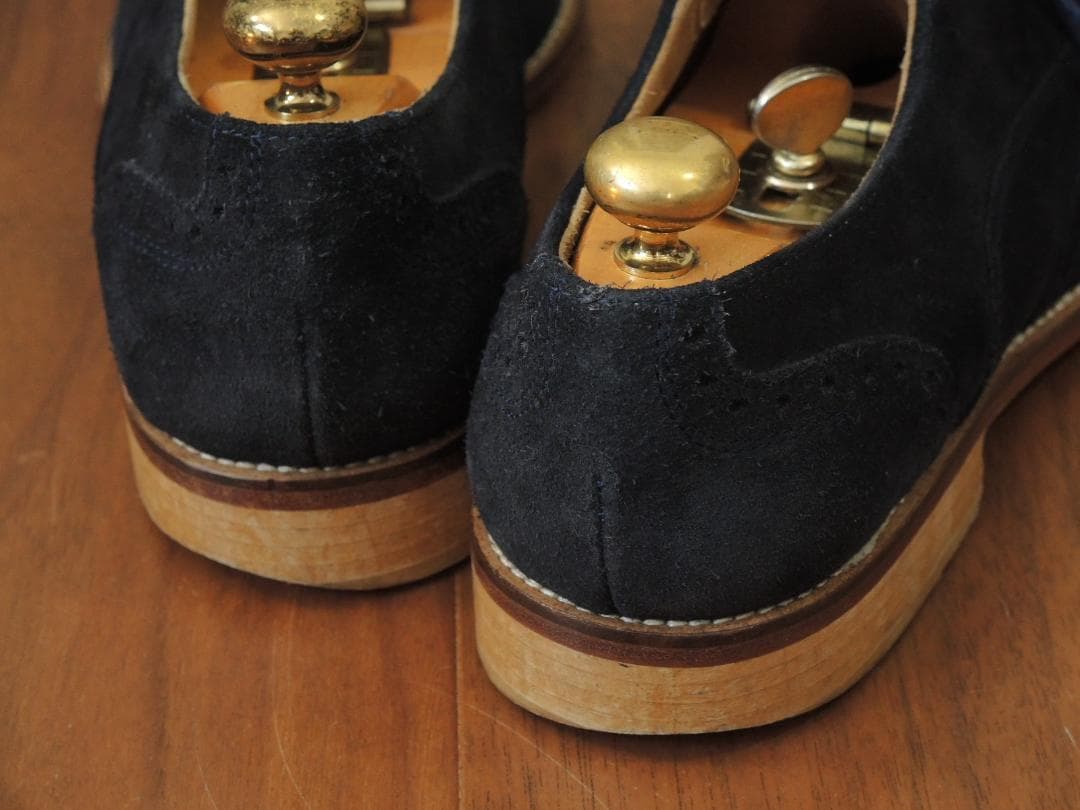 ★美品　ブルーノマリ　美しいネイビースウェード　6　JP24.5　10万円