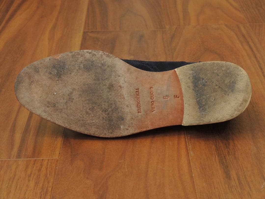 ★美品　ブルーノマリ　美しいネイビースウェード　6　JP24.5　10万円