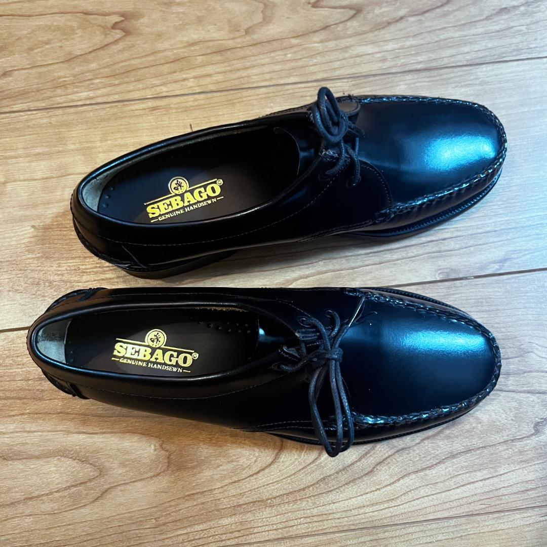 未使用 セバゴ　SEBAGO ローファー 　25.5 ブラック　モカシン