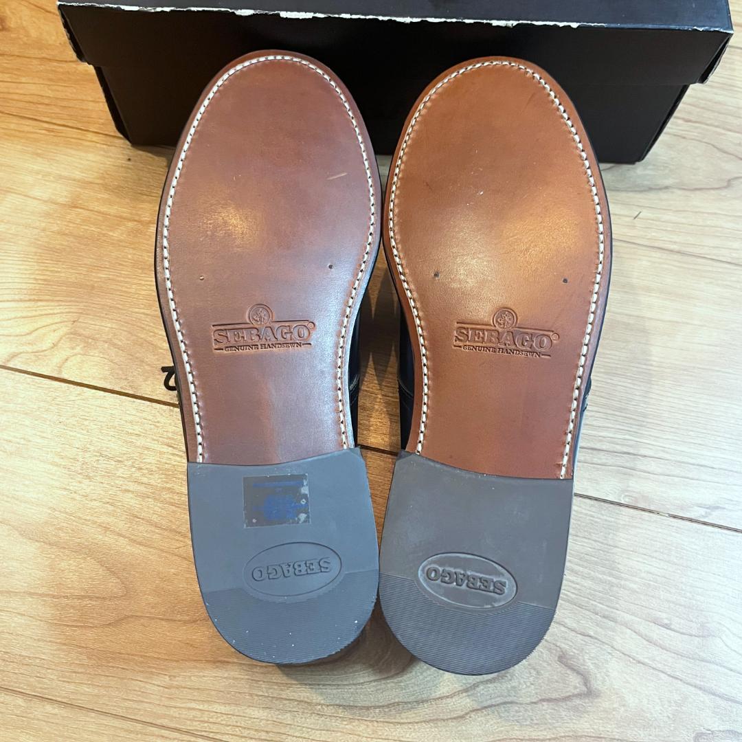 未使用 セバゴ　SEBAGO ローファー 　25.5 ブラック　モカシン