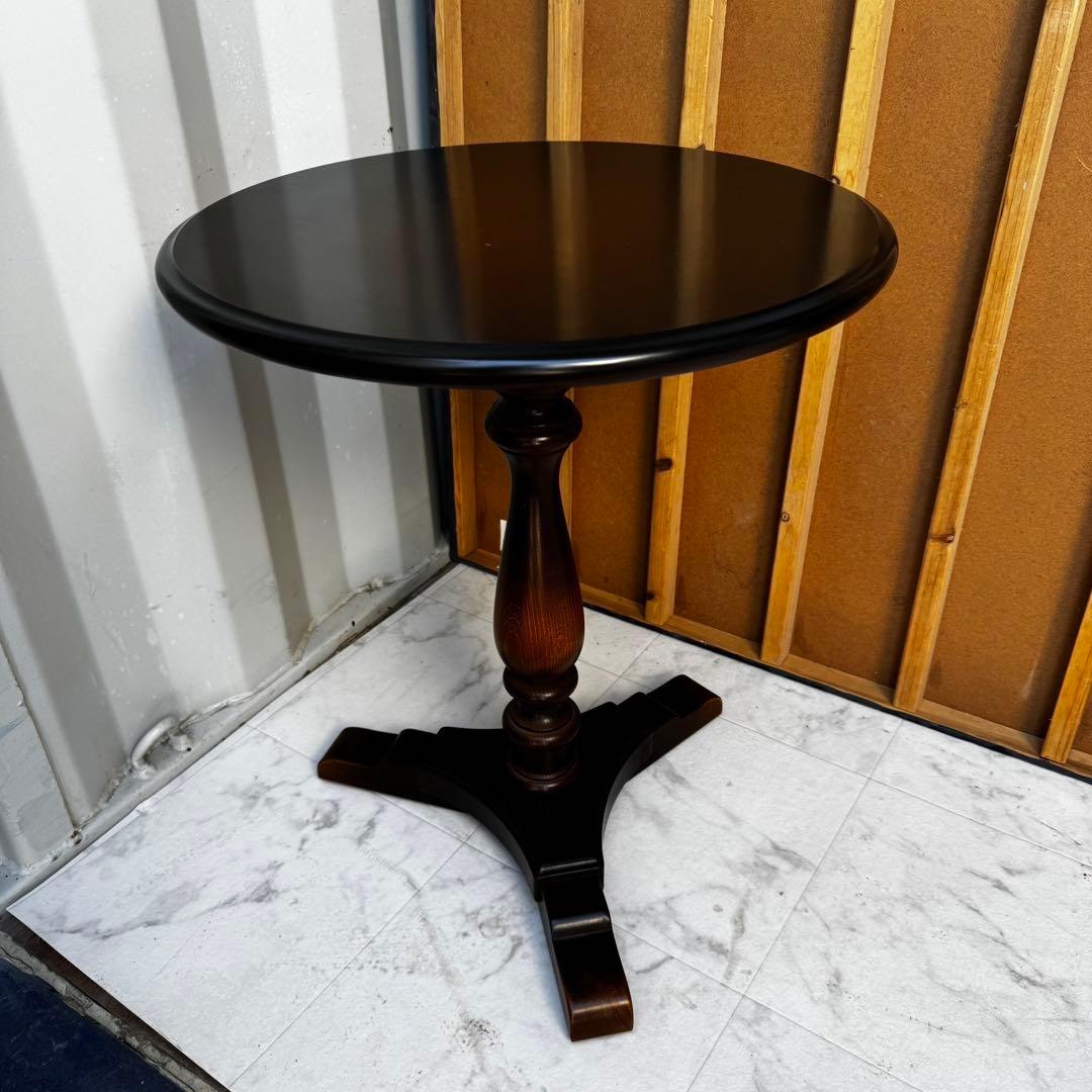 35 良品✨　HIDA 飛騨産業キツツキ ラウンド サイドテーブル ダイニング