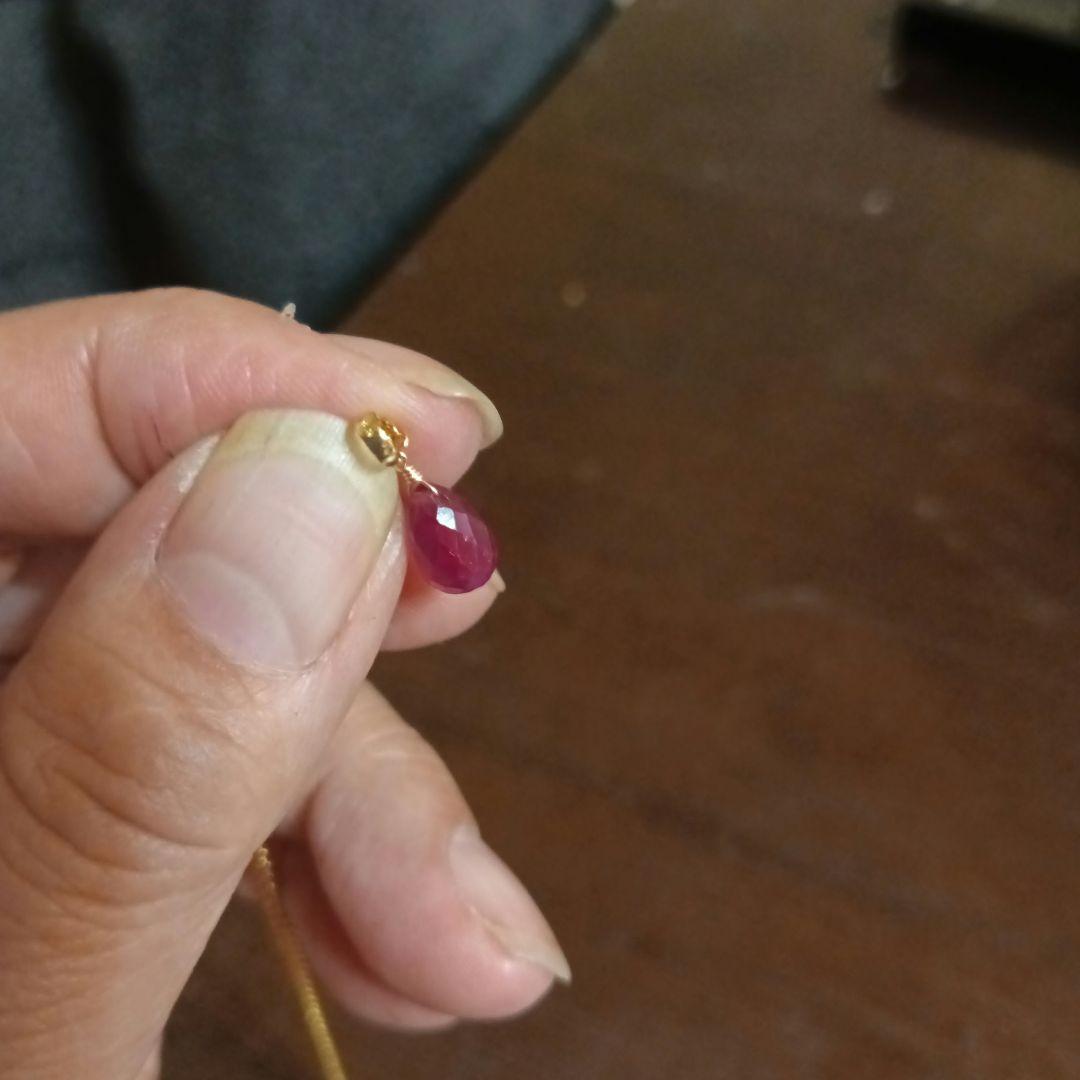 遺品生前整理アクセサリーまとめ K18ルビートップ、ブローチ、イヤリング、