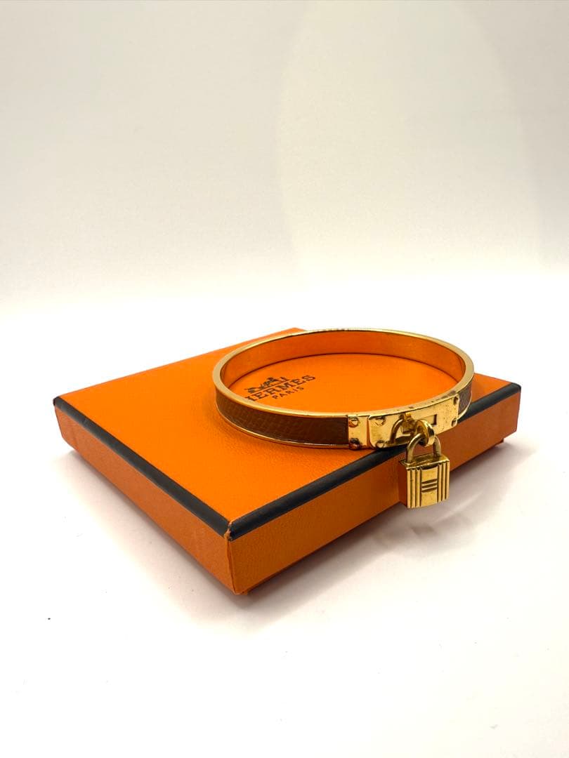 HERMES ケリー バングル ブラウン