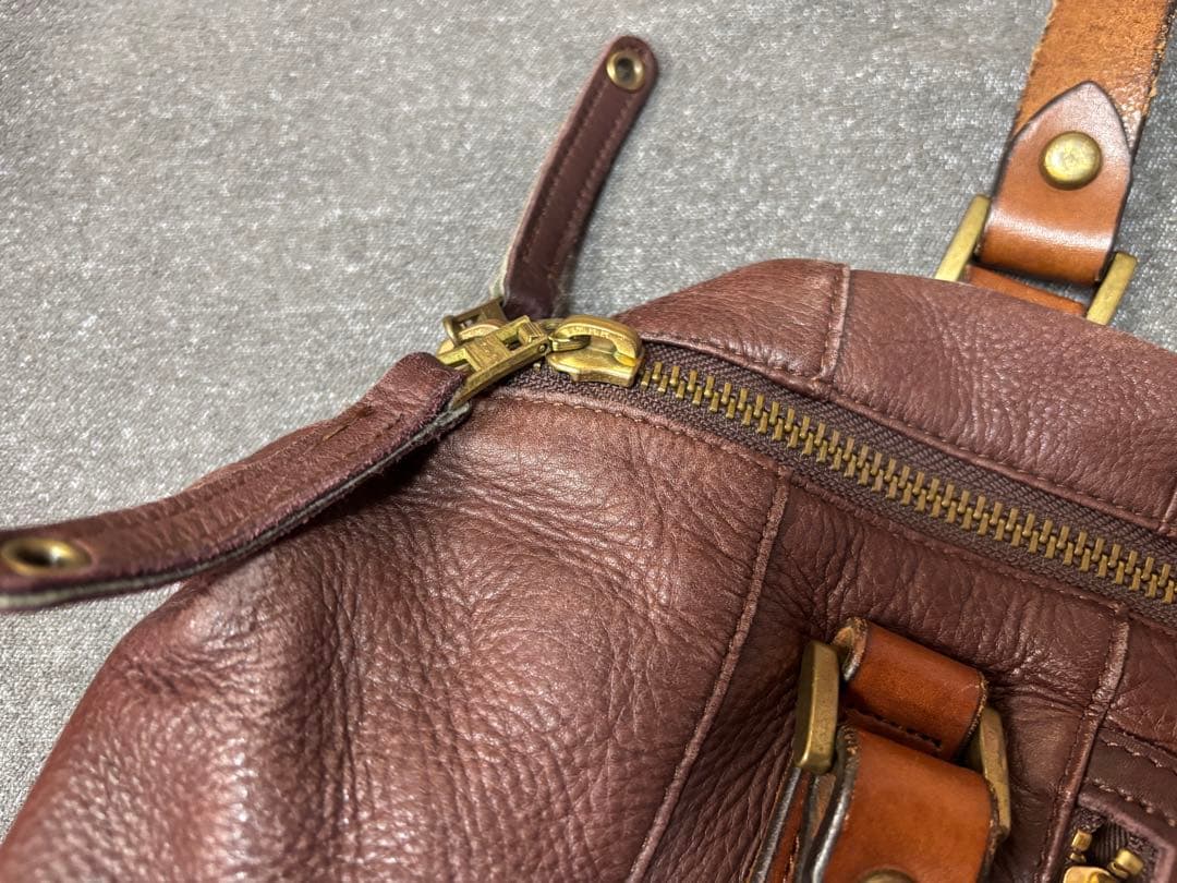 バッグ MASTER-PIECE leather mini boston bag