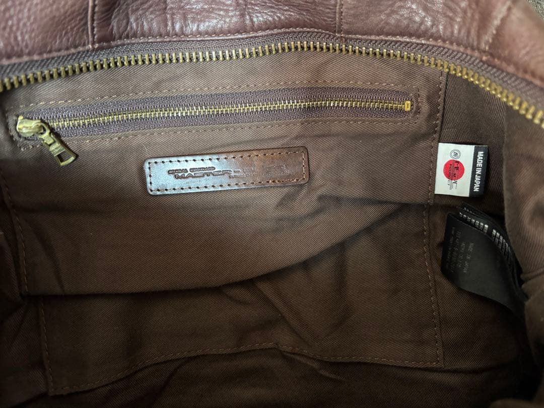 バッグ MASTER-PIECE leather mini boston bag