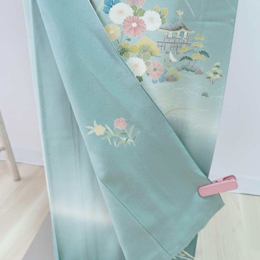 訪問着 フルセットa371B 七五三　入学式　お宮参り　結婚式　落款
