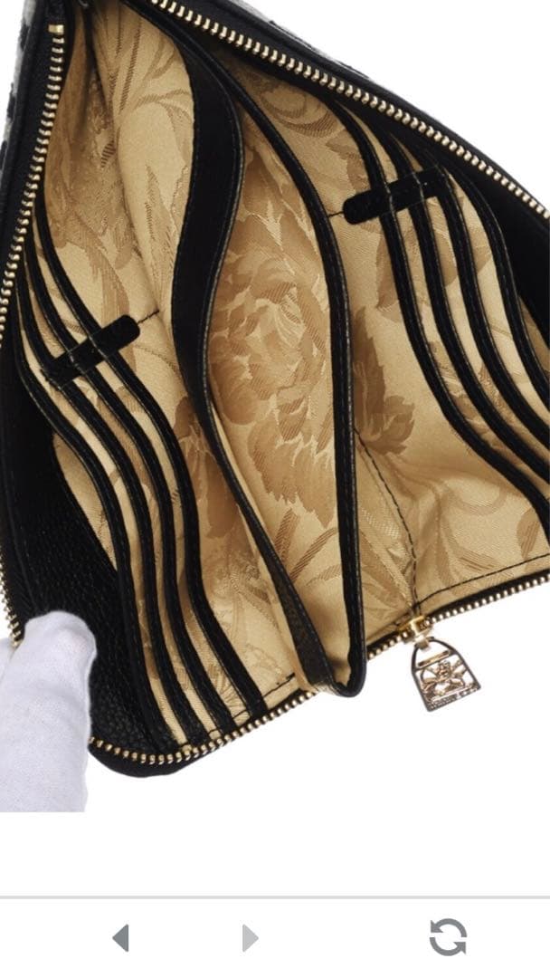 Think Bee! ジャストハートL字型ファスナー長財布レオリーナ　新品未使用