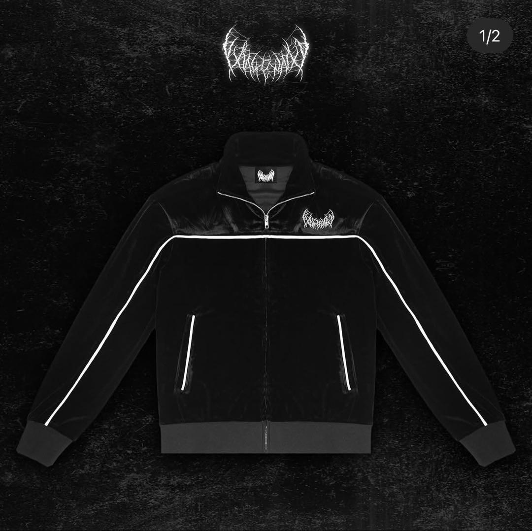 white　 yxngbrantz Velour setup Sサイズ