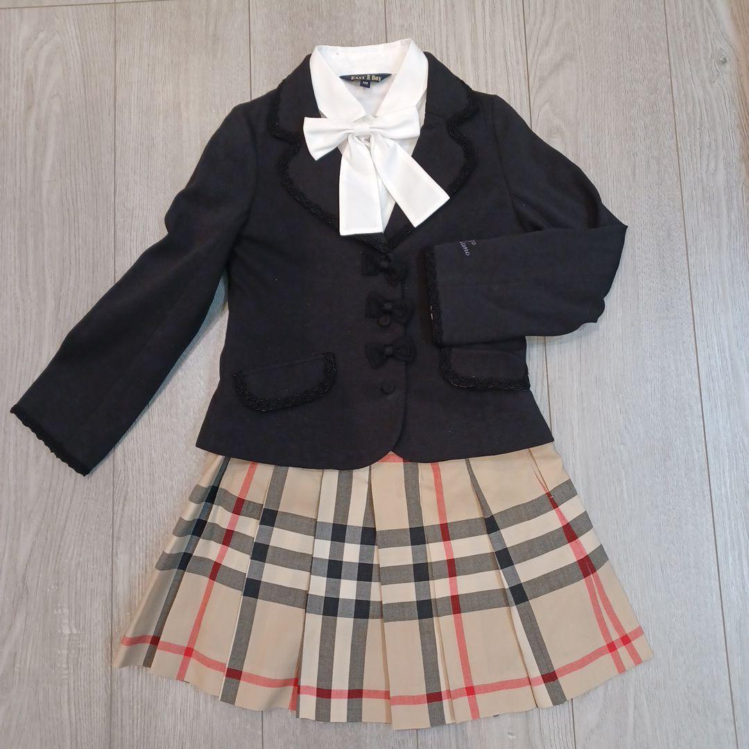 バーバリー　メガノバチェック　フォーマル　120 メゾピアノ イーストボーイ