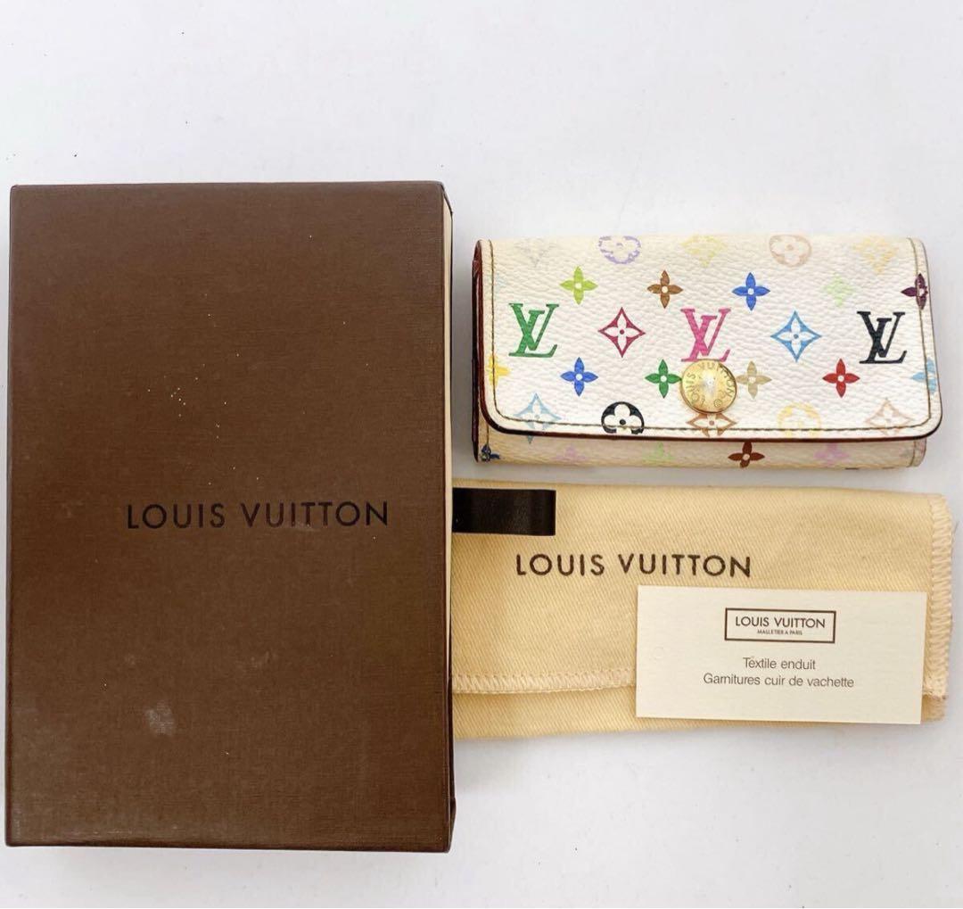 新品ルイヴィトン4連キーケース ミュルティクレ 4 モノグラム マルチカラー