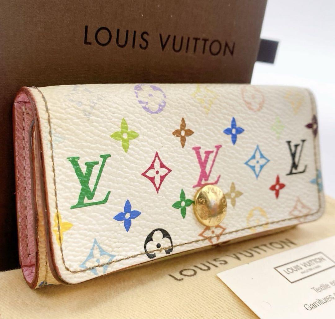 新品ルイヴィトン4連キーケース ミュルティクレ 4 モノグラム マルチカラー
