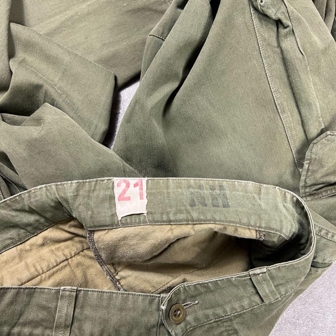 60s M-47 カーゴパンツ フランス軍 FRENCH ミリタリー サイズ21