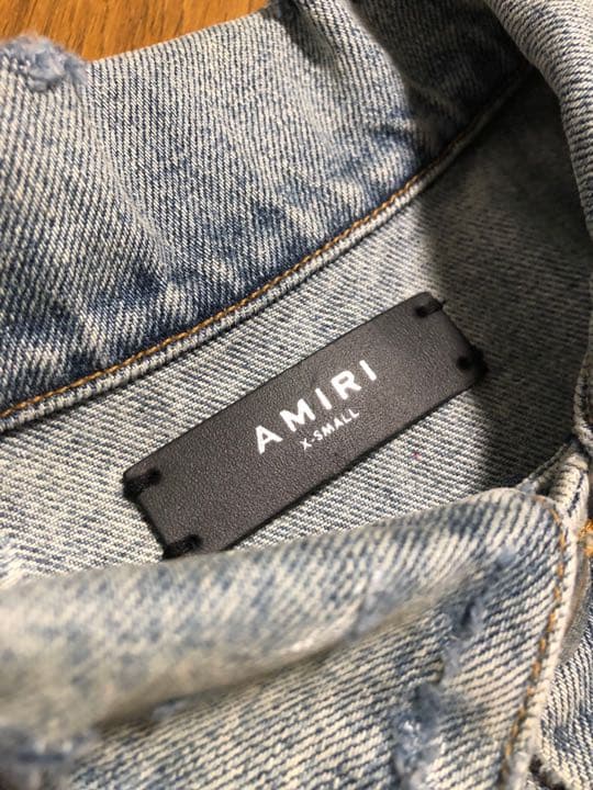 AMIRI GRAFFITI NEON TRUCKER デニムジャケット XS