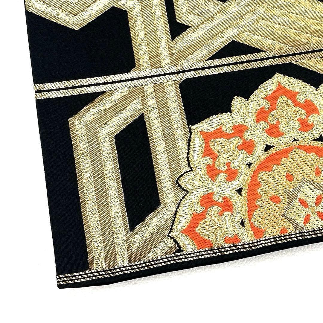 専用帯6175 ●川島織物謹製 高級 正絹 六通 袋帯 花文 華文