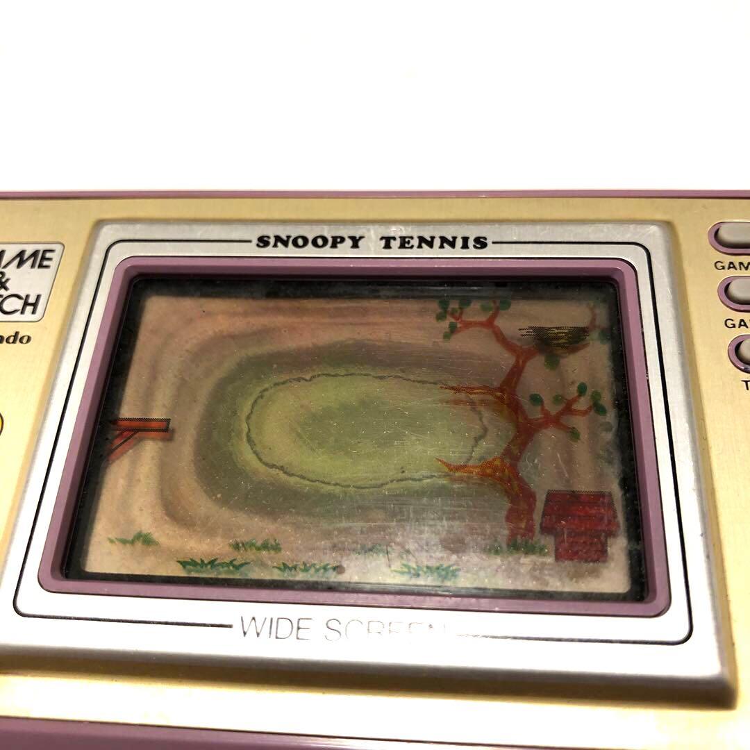 ゲームウォッチ スヌーピーテニス