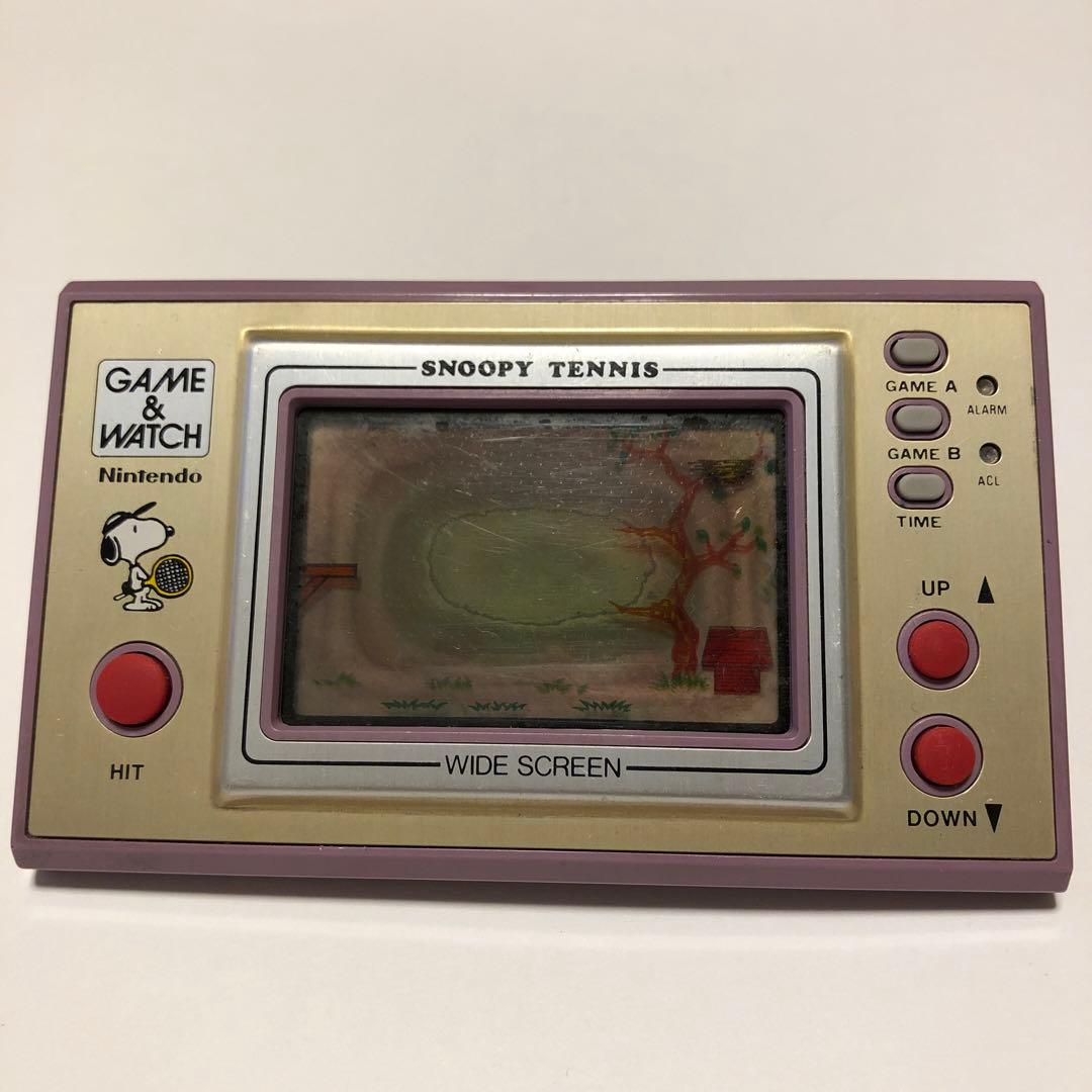 ゲームウォッチ スヌーピーテニス