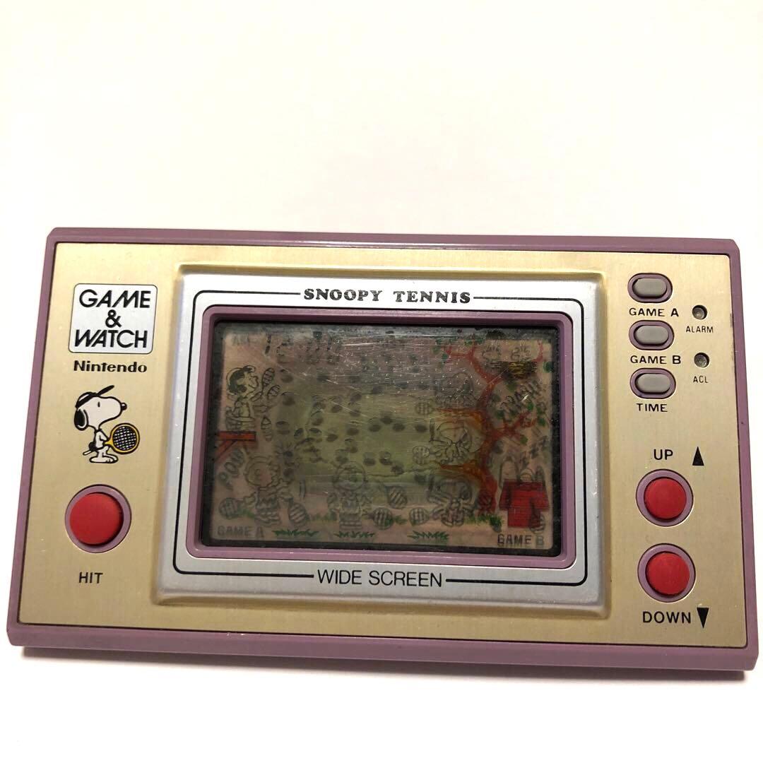 ゲームウォッチ スヌーピーテニス
