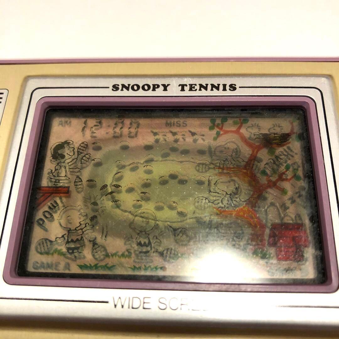 ゲームウォッチ スヌーピーテニス