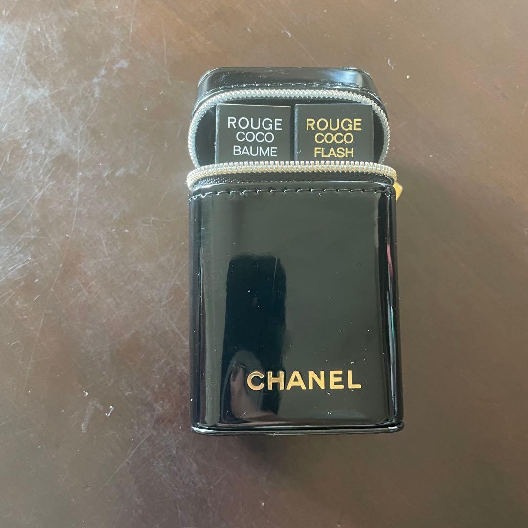開封のみ未使用【CHANEL シャネル】クリスマス コフレ 限定 ポーチ リップ