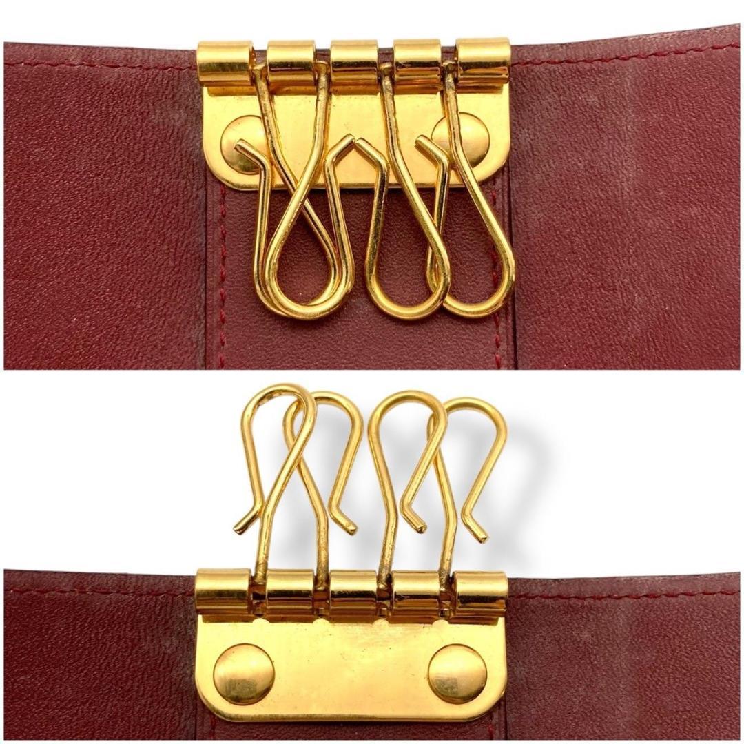 カルティエ マストライン レザー ボルドー 4連キーケース 未使用 70206