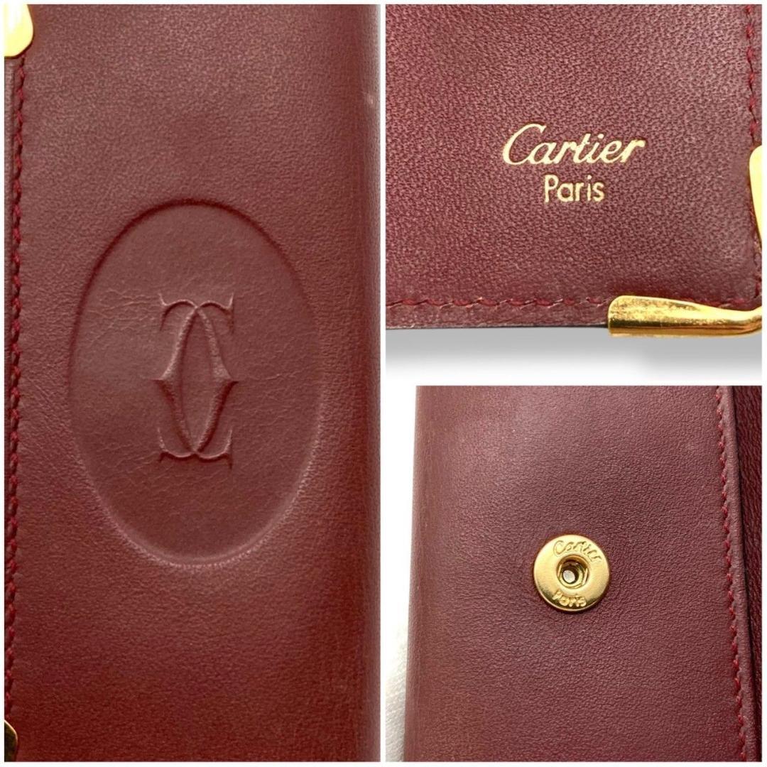 カルティエ マストライン レザー ボルドー 4連キーケース 未使用 70206