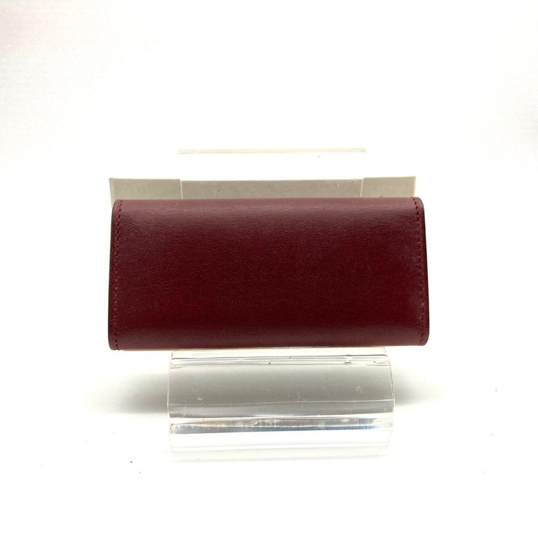カルティエ マストライン レザー ボルドー 4連キーケース 未使用 70206