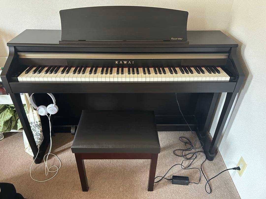 カワイKAWAI/デジタルピアノ ヘッドホン付き　2014年製造 CA15